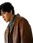 Shun Oguri Bad Lieutenant: Tokyo 2026 Brown Leather Coat
