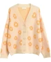 Daisy V Neck Knitted Sweater