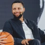 Beijing China Tour 2026 Stephen Curry Blue Cotton Jacket