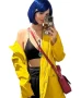 Victoria Justice Coraline Yellow Halloween Raincoat