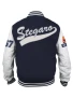 American Football Navy Blue Stegaro Varsity Wool Jacket