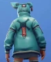 Fortnite Flapjackie Blue Gaming Leather Jacket
