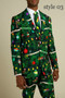 Christmas Tree Jacket Costume Hooded