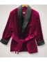Roselli Smoking Belted Pink Jacket