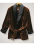 Roselli Smoking Belted Brown Jacket