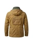 Brad Pitt Heart Of The Beast 2026 Survival Field Cotton Jacket for men