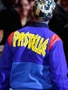 Kanye West Pastelle Blue Baseball Jacket