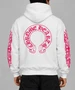 Pink Chrome Heart Hoodie