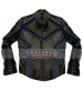 X-Men Wolverine Black & Blue Bikers Leather Jacket 1