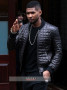 Rapper Drake Quilted Bomber Leather Jacket 2