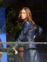 The A-Team Jessica Biel Leather Long Coat 6