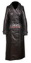 Paris Ladies Smart Casual Long Leather Coat 1