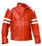 Mayhem Red Leather Jacket