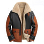 Genuine leather Jacket men sheepskin Winter Jacket 1