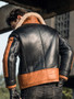 Genuine leather Jacket men sheepskin Winter Jacket 3