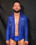 Finn Balor Blue Leather Jacket 3 Finn Balor Blue Leather Jacket 3