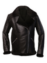 Men's Black Shearling Aviator Jacket