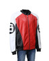 8 Ball Logo Fur Hooded Leather Jacket 7
