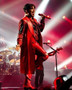 Adam Lambert Concert 2019 Red Leather Long Coat