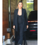 Chrissy Teigen Hollywood Black Coat 2022 1