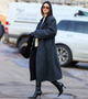Kendall Jenner Oversized Grey Double Breasted Trench Coat 2