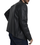 Mens Trendy Black Leather Jacket 2