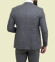 Mens Piacere Tailored Fit Grey 3 Piece Suit 2 Mens Piacere Tailored Fit Grey 3 Piece Suit 2