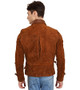 Brad Pitt Brown Suede Leather Jacket 2