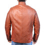 Classic Brown Leather Motorcycle Jacket For Sale With Free Shipping