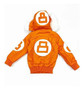 Mens 8 Ball Orange Parka Fur Hooded Jacket 2