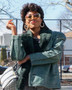 Power Book III Raquel Thomas Shearling Leather Jacket