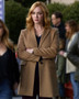 Good Girls Christina Hendricks Camel Coat 1