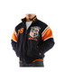 Men Navy Orange Pelle Pelle Invincible Wool Jacket 1