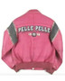 Women Vintage Pink Pelle Pelle Jacket