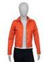 Emily In Paris S03 Lily Collins Orange Cropped Jacket 2