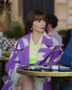 Emily In Paris S03 Lily Collins Purple Wool Coat 1