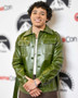 CinemaCon Event 2023 Anthony Ramos Green Biker Jacket