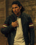 Black Mirror 2023 Danny Ramirez Black Leather Jacket