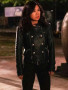 Liza Lapira The Equalizer S03 Black Leather Jacket