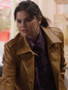 Mebel Mora Only Murders In The Building S03 Leather Brown Coat