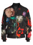 Men's Floral Wool-blend Bomber Jacket