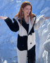 Ziva Film Divinity 2023 Bella Thorne Colorblock Long Coat