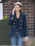 Michelle Keegan Fool Me Once Blue Blazer