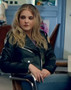 Izzy Simpson Film Elevator Game Madison MacIsaac Leather Jacket