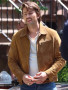 Brandon Sklenar It Ends with Us Brown Jacket Brandon Sklenar It Ends with Us Brown Jacket