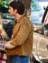 Brandon Sklenar It Ends with Us Atlas Corrigan Brown Jacket Brandon Sklenar It Ends with Us Atlas Corrigan Brown Jacket