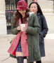 Emily Cooper Emily In Paris Lily Collins  Hooded Coat Emily Cooper Emily In Paris Lily Collins  Hooded Coat