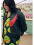 Channel 4 Studios London Noel Fielding The GBBO Leather Bomber Jacket