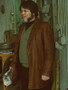 Nick Offerman Fargo Karl Weathers Brown Leather Blazer