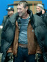 Movie The Bricklayer Aaron Eckhart Black Puffer Jacket